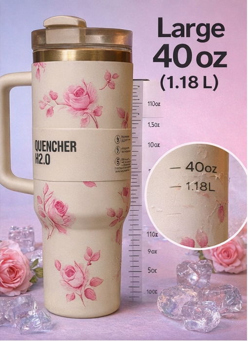 Stainless Steel Stanley Tumbler with Handle and Straw, Insulation Type: Double Wall, Capacity: 1200 ml (1.2 Ltr)